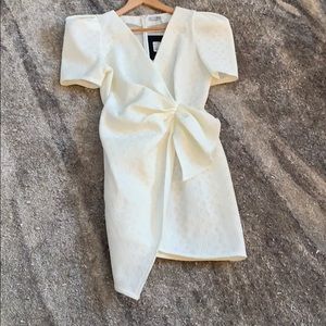 Fashion Nova White detailed dress never worn